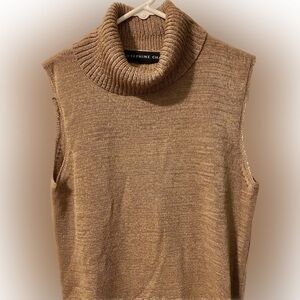 Josephine Chaus Sleeveless Cowl neck Size L Excellent Pre-owned condition